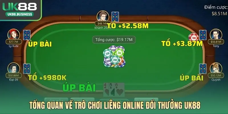 Tổng quan về trò chơi Liêng online đổi thưởng UK88